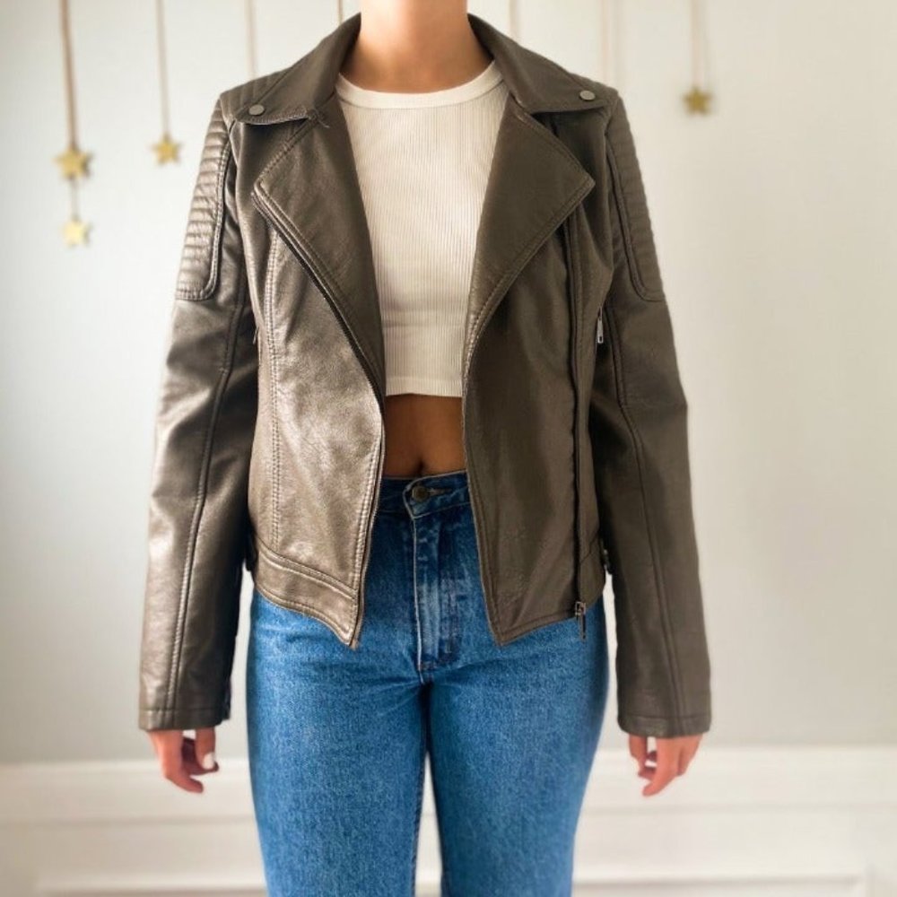 Ci Cono Vegan Leather Jacket